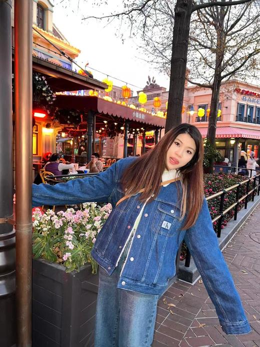 D111967防寒重工水洗双袋羊羔毛牛仔棉服情侣外套 商品图10