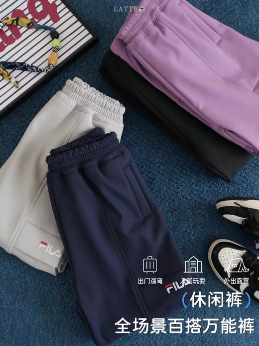 D111911防水梭织加绒耐磨耐造弹力舒适儿童加绒裤 商品图4