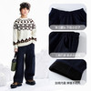 【加绒/时尚阔腿裤】男女童梭织夹裤冬季新款安奈儿童装EM546644 商品缩略图4