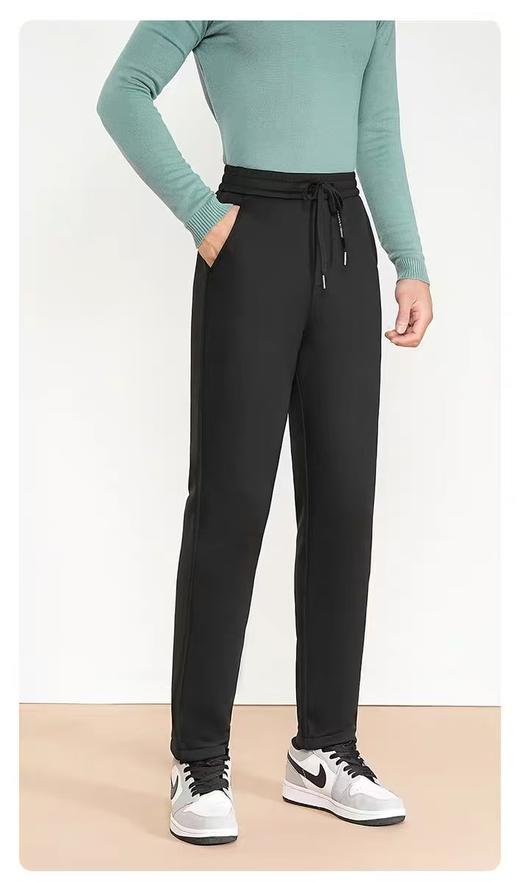 【五只白鹅】男士鹅绒裤防泼水加绒加厚羽绒裤冬季保暖裤9289 商品图3