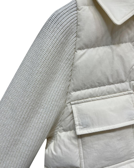 女款羊绒针织拼接羽绒服ba006 商品图2