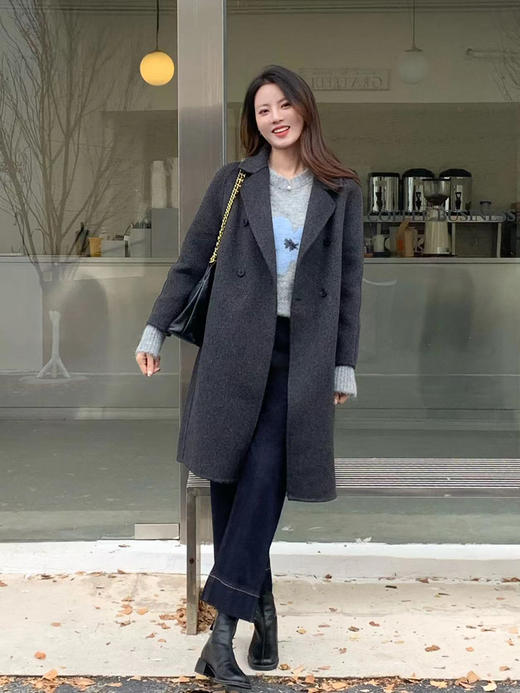 【百图lulu定制】【永生花针织衫】绒感 樱花 图 温暖 松弛感 羊毛混纺毛衣 商品图7