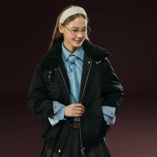 Ariseism 美式复古加厚外套女秋冬新款保暖上衣 商品图0