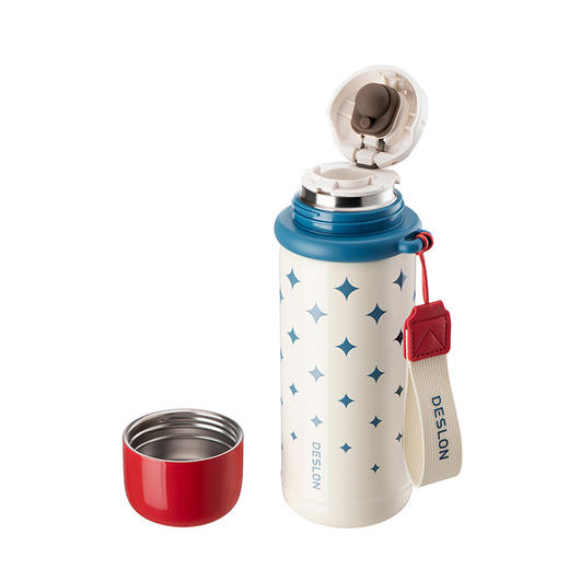 德世朗暖语双饮焖泡杯，316不锈钢保温杯550mL 商品图3