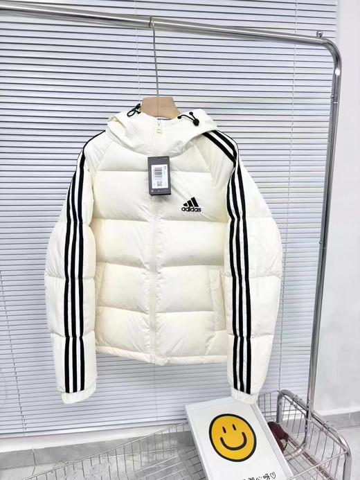 D111974日系纯色系列三道杠基础款情侣羽绒服 商品图5