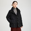 QS冬季新款鹅绒服纯色翻领舒适保暖防风日常时尚外套女0657 商品缩略图0