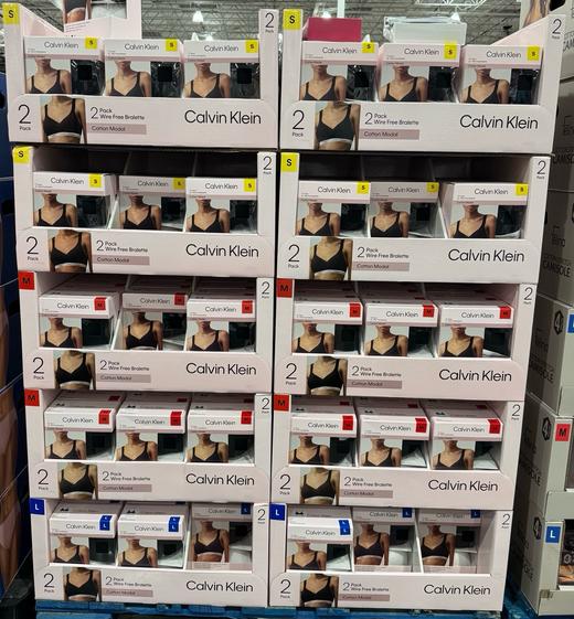 到手价198元/2个装 Calvin Klein无钢圈舒适文胸2件装 美国代购，无中文标签，介意慎拍 商品图8