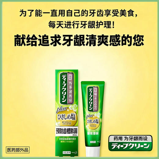 花王（KAO）深层洁净药用牙膏 草本香型 85g【BS】 商品图1