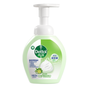 滴露泡沫抑菌洗手液青柠香型250ml
