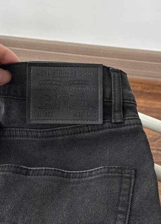 D111937高克重水洗全棉百搭休闲男士502牛仔裤 商品图7