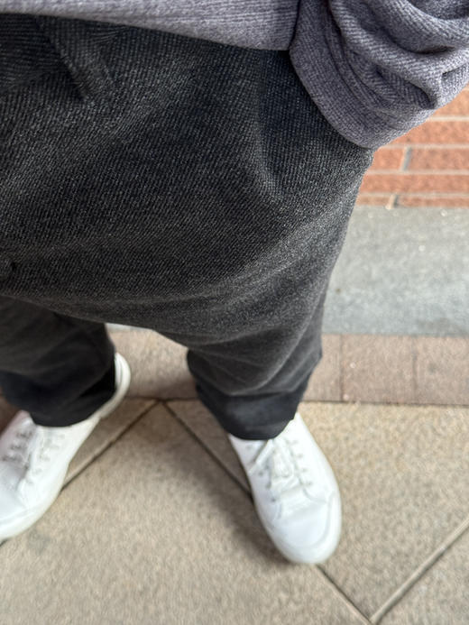 25秋冬--热熔岩一条过冬 | 男士醋酸羊绒加绒毛呢休闲裤 断码清仓不退换。 商品图11