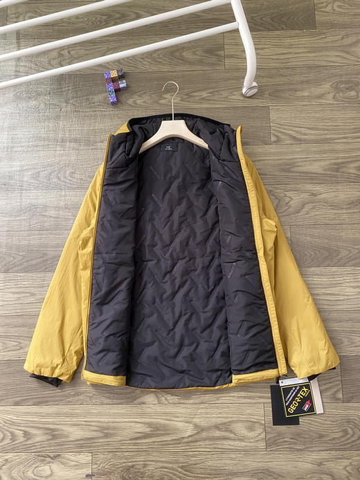 袅家冬季轻量化防风保暖耐磨防泼水自发热男士户外连帽外套棉袄 商品图3