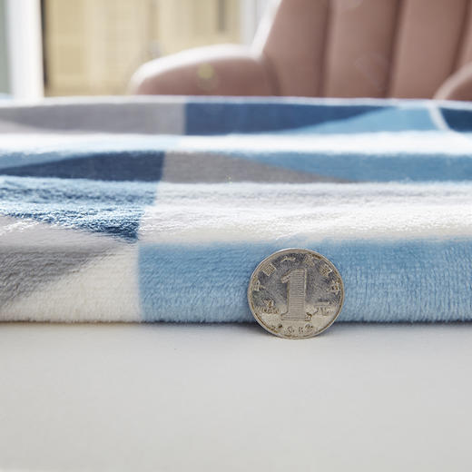 梦洁 克莱格双面暖暖绒毯 商品图2