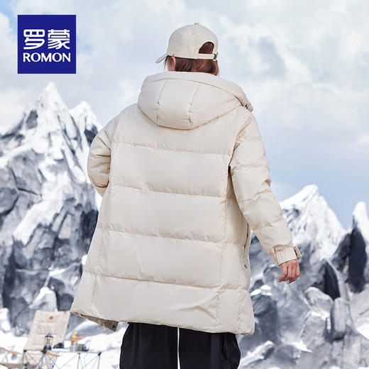 心选丨罗蒙男女同款中长款羽绒服 商品图6