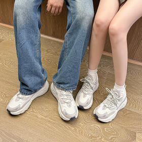 【🔥速来】【*乐源头代工厂】1：1还原❗❗原设计师！闭眼入百搭款老爹鞋~显腿长神奇，4.5cm增高鞋后跟！火星1代2代💥EVA发泡大底，鞋垫防臭抗菌~