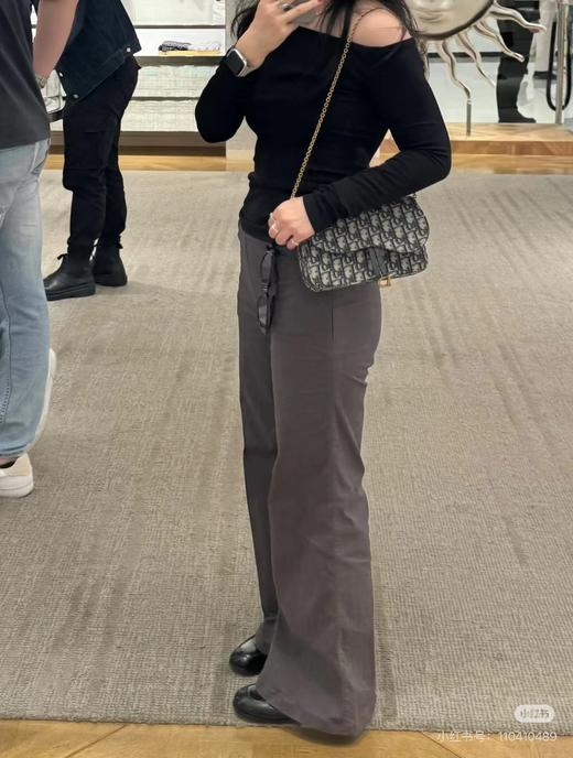 D111962可手包可斜挎帆布马鞍老花链条包 商品图6