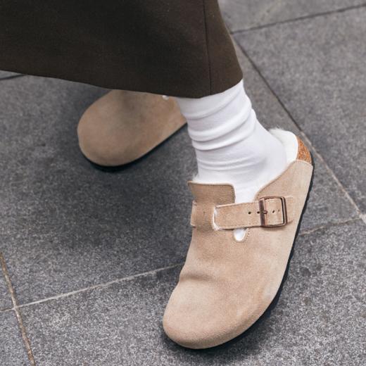 Sacha加毛勃肯鞋|羊皮毛一体，厚实保暖，半拖/全包可选 商品图1