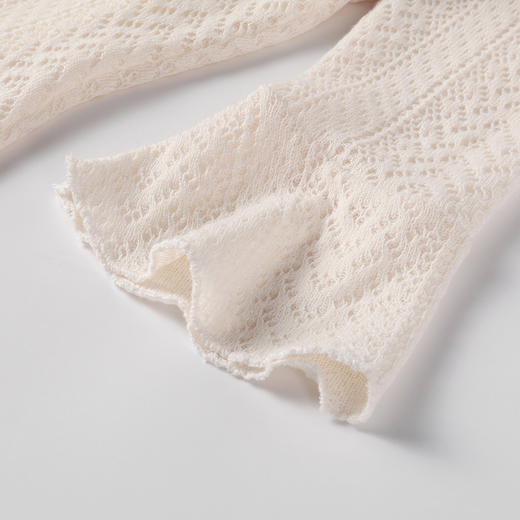 奢姿大码女装2025秋季减龄钉珠镂空针织上衣胖妹妹时尚V领衬衫9953253706 商品图3