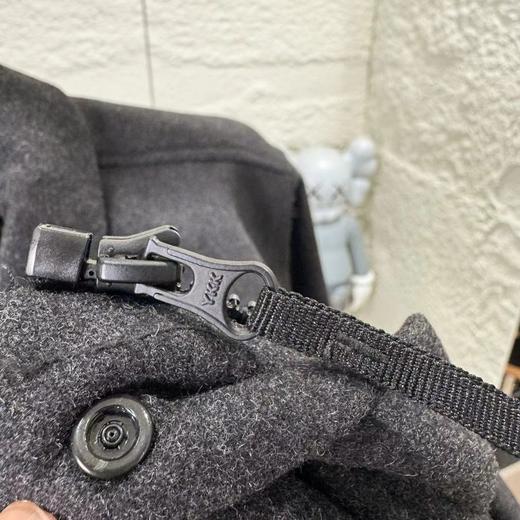 D111966男女款羊毛外套羊绒翻领商务夹克加厚保暖立领户外冲锋衣 商品图11