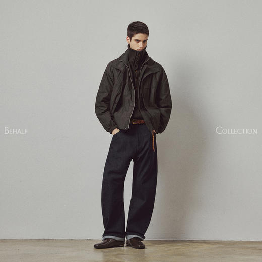 714street高端线 BEHALF  日本和纸感 LM风双领层次3M新雪丽夹克 商品图1