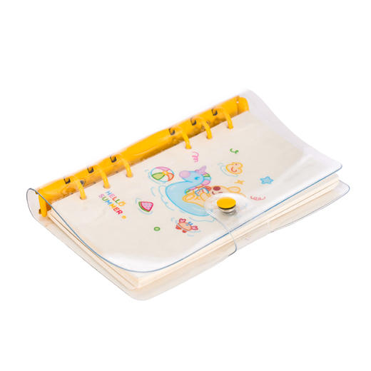 夏日系列透明皮活页笔记本 商品图5