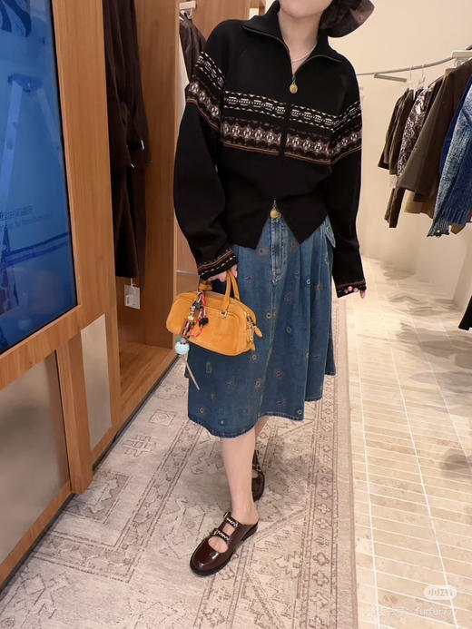 纯原 deepmos*s费尔岛提花羊毛针织开衫111909 商品图6