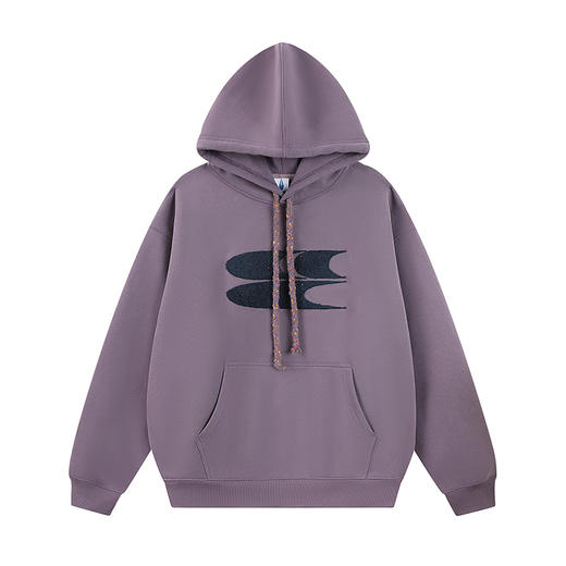 CryingCenter 秋冬连帽毛巾绣logo彩点抽绳加绒加厚卫衣 哭喊中心 商品图9