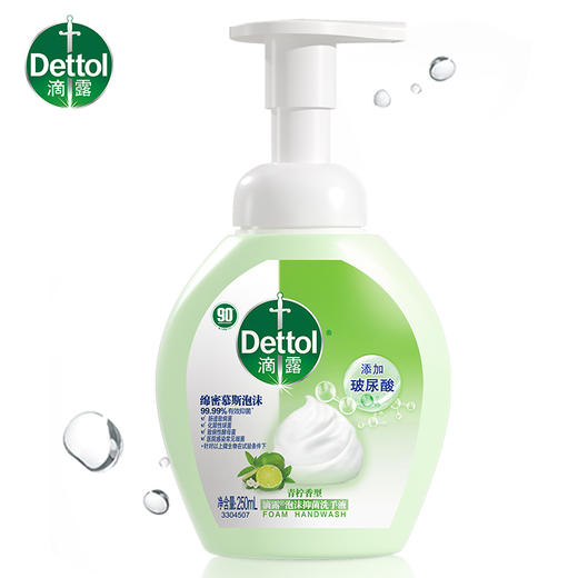 滴露泡沫抑菌洗手液青柠香型250ml 商品图6