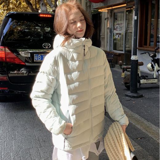 寒潮来袭【AUChris韩版休闲秋冬季连帽短款轻薄排骨棉服】新型泡芙棉填充   轻软暖三合一   五色可选   显瘦不臃肿 商品图2