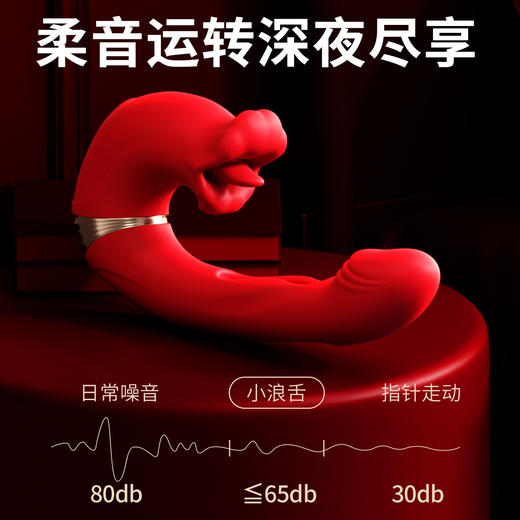 【女用器具】谜姬 小浪舌抠动拍打震动棒 嘴巴 商品图7