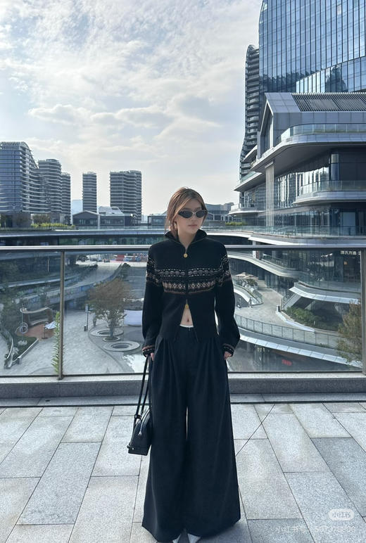 纯原 deepmos*s费尔岛提花羊毛针织开衫111909 商品图4