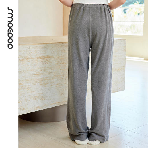 SMOEDOD/水沐伊朵遮胯秋冬休闲裤子女宽松托腹裤羊绒感运动裤6633 商品图2