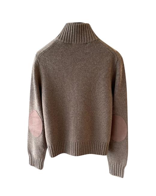 女款麂皮绒针织开衫毛衣zo015 商品图1