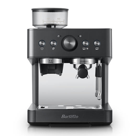 Barsetto/百胜图01C冷热双萃咖啡机家用小型意式全半自动研磨豆一体奶泡机 商品图1