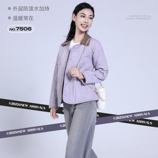 【可拆卸翻领 一衣两穿】姹弥空气层可拆翻领羊毛外套 羊毛填充柔软保暖轻盈 菱格型绗缝工艺美观锁温不跑绒 百搭舒适 商品图7