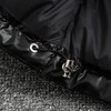 D111934胸前拉链设计25年秋冬黑杏拼色白鸭绒羽绒服 商品缩略图9