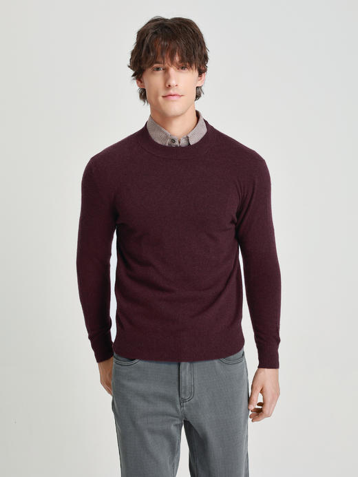 callisto星空蓝可机洗山羊绒毛衣 商品图7