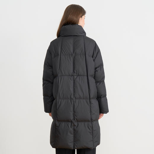 EITIE爱特爱时尚纯色加厚立领防风格子羽绒服冬季新款8011703 商品图5