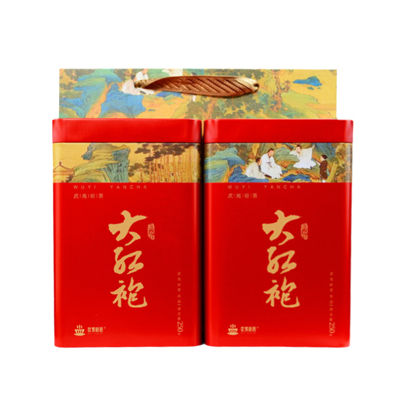 甄选 | 【买一送一】武夷岵茗 大红袍特级乌龙茶 武夷山岩茶高端罐装大红袍250g/罐