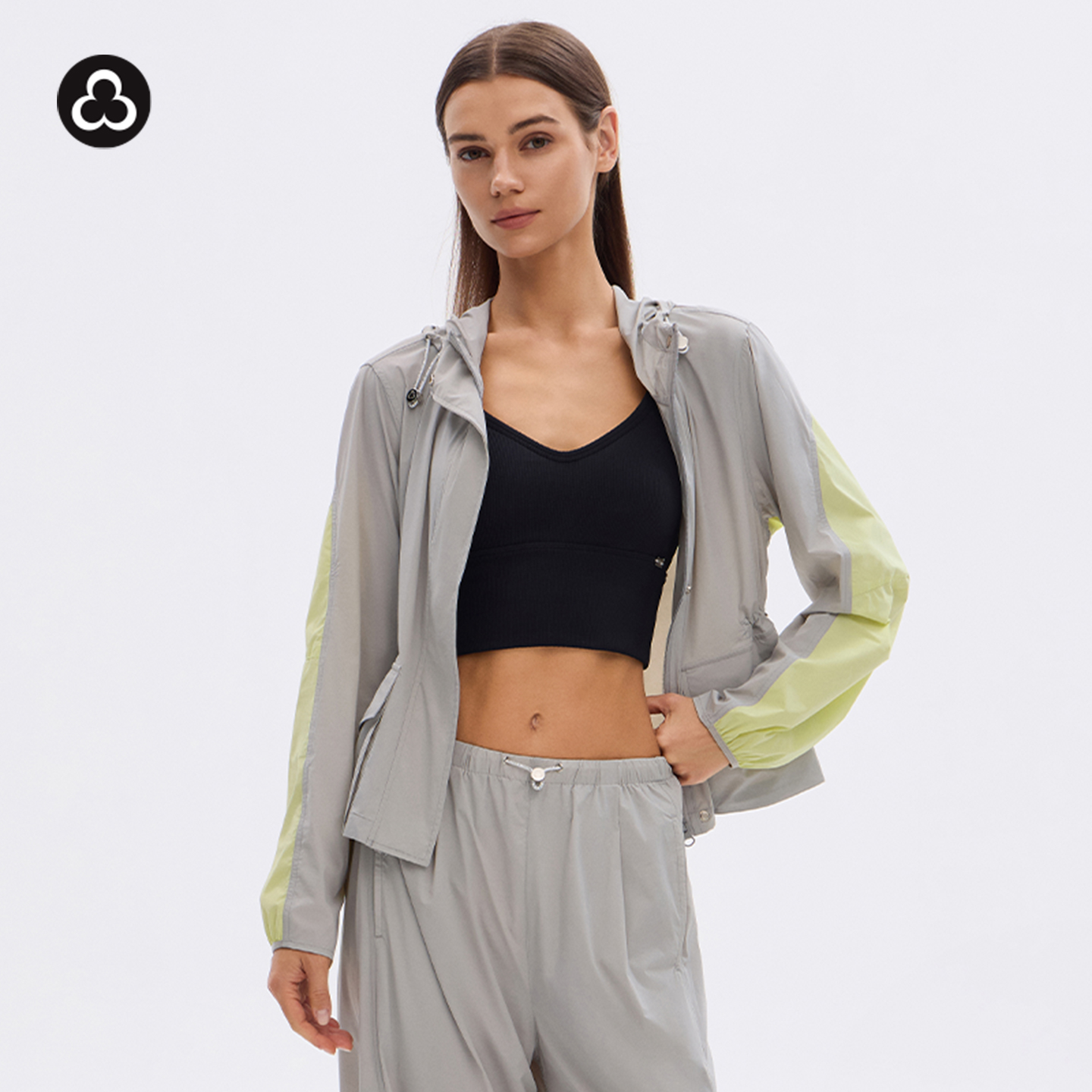 TITIKA飘飘防晒衣时尚工装外套女连帽休闲运动户外夹克31200