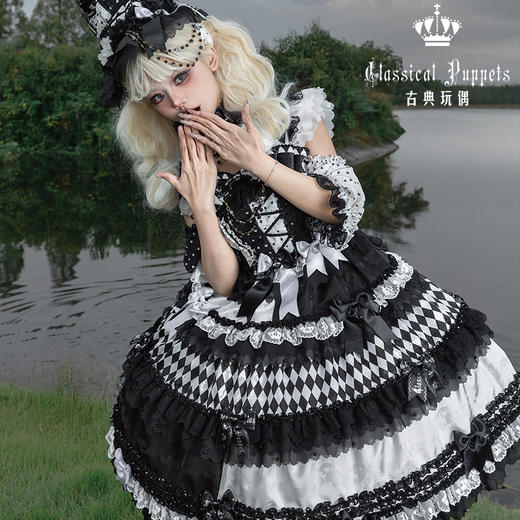 【全款预售】安东尼蛋糕日常OP 小丑少女组 古典玩偶 Lolita【2026年8月31日起发货】 商品图6