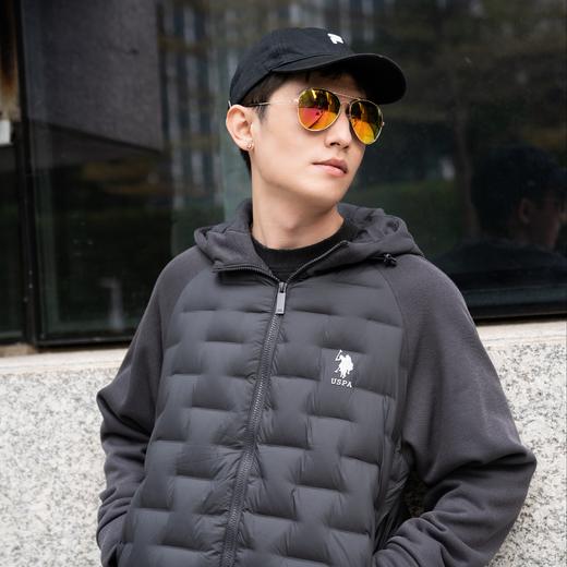 U.S.POLO ASSN都市格纹90白鸭绒轻羽绒 | 轻薄保暖又利落有型，穿上痞帅有格调，男女同款 商品图2