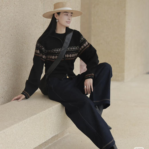 纯原 deepmos*s费尔岛提花羊毛针织开衫111909 商品图2