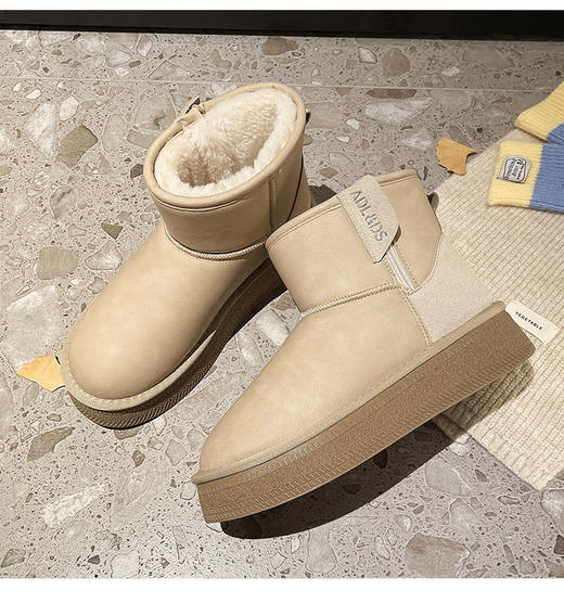 Andrew Kangaroo品牌直发 🎆安德鲁袋鼠毛毛厚底雪地靴6077 商品图6