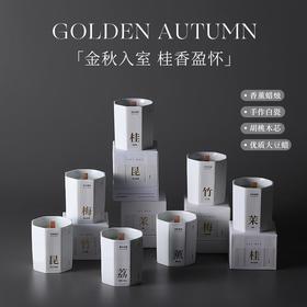 【金秋入室 桂香盈怀】陶瓷香薰蜡烛礼盒送男女生礼物生日伴手礼节日礼品摆件