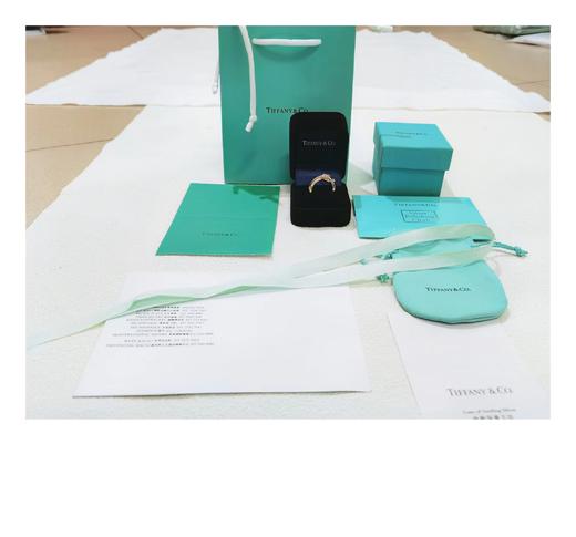 D111977宽版双行戒指Knot系列新品扭绳带钻戒指 商品图8