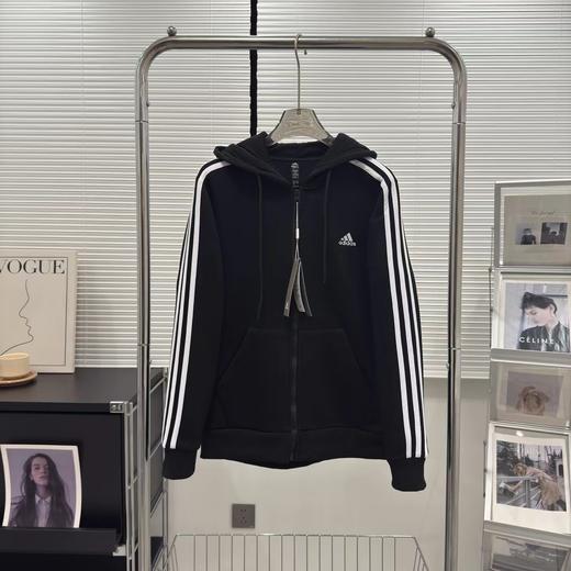 D111961万针刺绣两侧三条杠万针刺绣logo连帽卫衣外套 商品图9