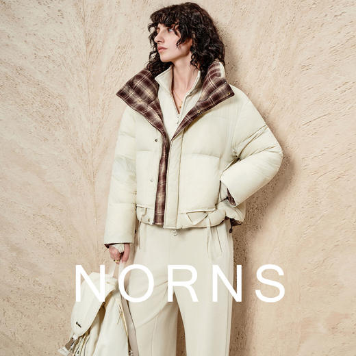 主推款 | NORNS LADY诺恩【焦糖可露思】冬季保暖外套格纹羽绒服 H25WK66730-12.16直播 商品图5