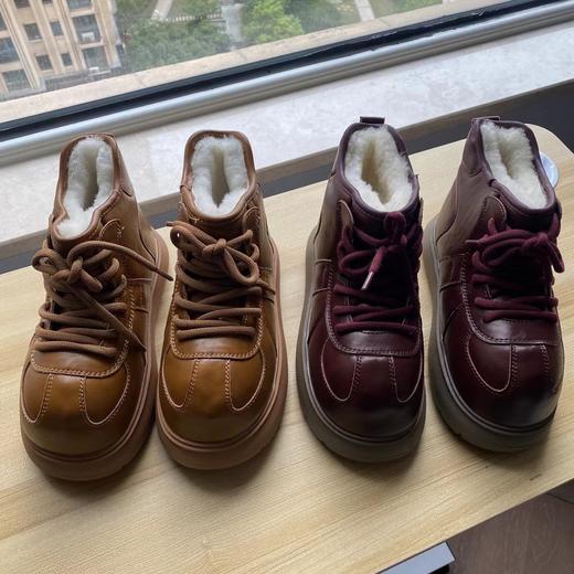 D111903卡皮巴拉丑萌款皮毛一体雪地靴加厚防水轻便保暖厚底休闲鞋 商品图0