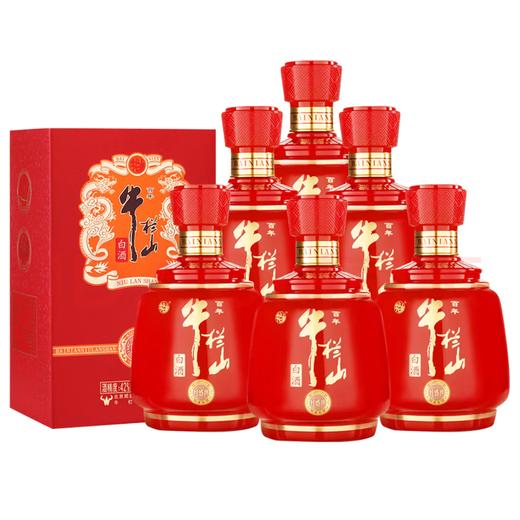 牛栏山 百年红盛世幸福版 浓香型 42度 500ml*6 商品图1